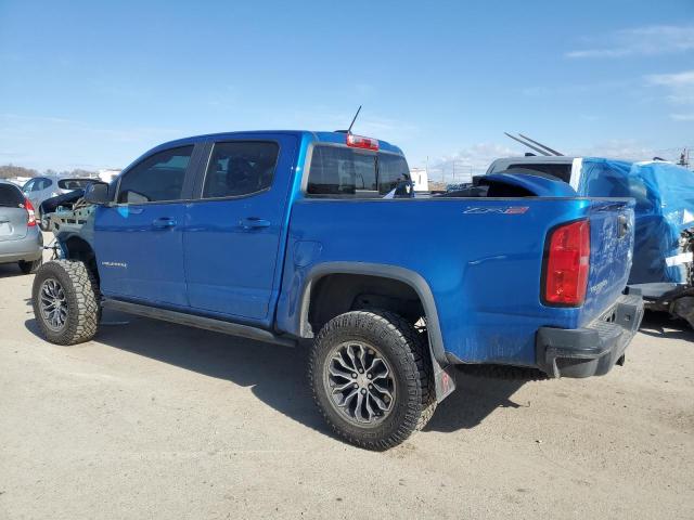 1GCGTEEN0N1309640 - 2022 CHEVROLET COLORADO ZR2 BLUE photo 2