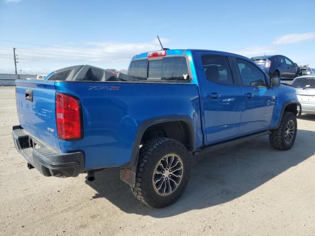 1GCGTEEN0N1309640 - 2022 CHEVROLET COLORADO ZR2 BLUE photo 3