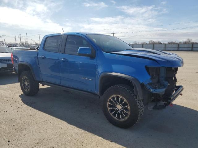 1GCGTEEN0N1309640 - 2022 CHEVROLET COLORADO ZR2 BLUE photo 4