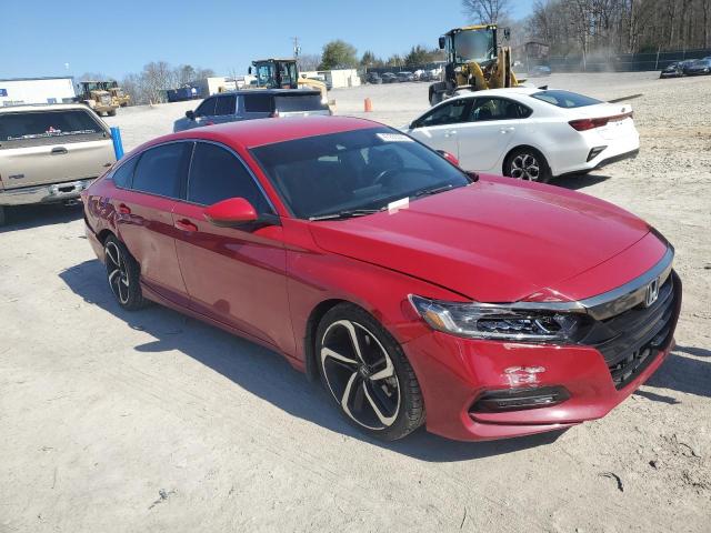 1HGCV1F38JA110314 - 2018 HONDA ACCORD SPORT RED photo 4