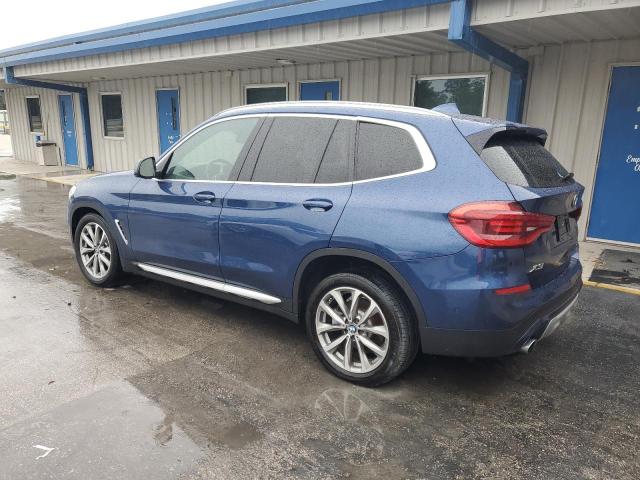 5UXTR9C59KLE15092 - 2019 BMW X3 XDRIVE30I BLUE photo 2