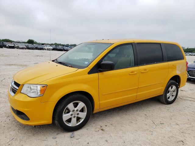 2C4RDGBG7GR170631 - 2016 DODGE GRAND CARA SE YELLOW photo 1