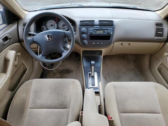 2HGES163X5H017609 - 2005 HONDA CIVIC DX VP ოქროსფერი ფოტო 8