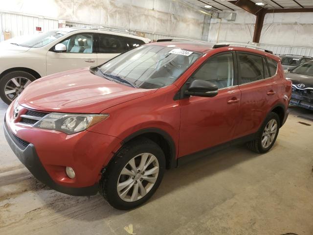 JTMDFREV3D5003346 - 2013 TOYOTA RAV4 LIMITED RED photo 1