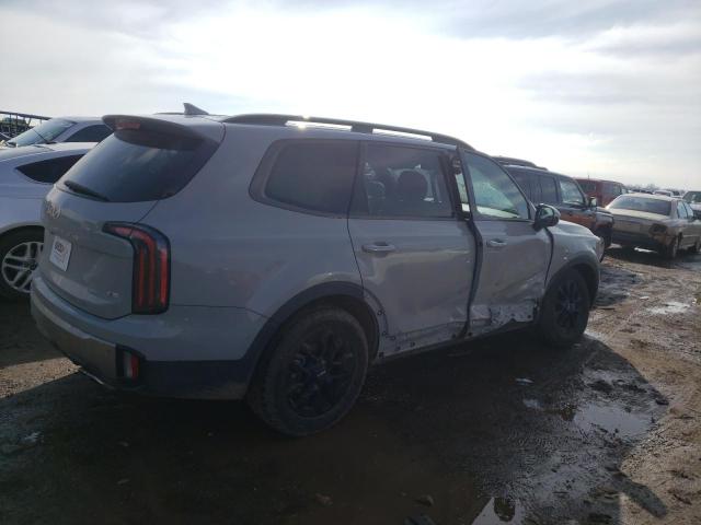 5XYP5DGC0PG380095 - 2023 KIA TELLURIDE SX SILVER photo 3