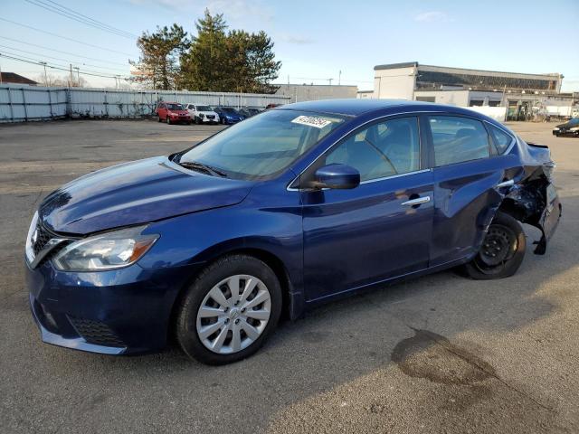 3N1AB7AP6JY320498 - 2018 NISSAN SENTRA S BLUE photo 1