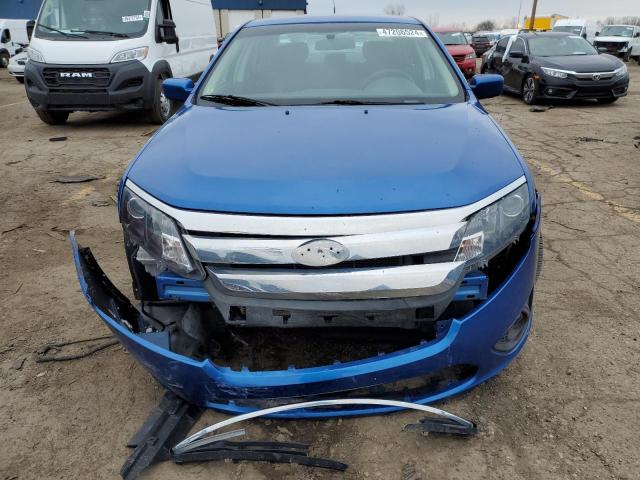 3FAHP0HA1CR115390 - 2012 FORD FUSION SE BLUE photo 5