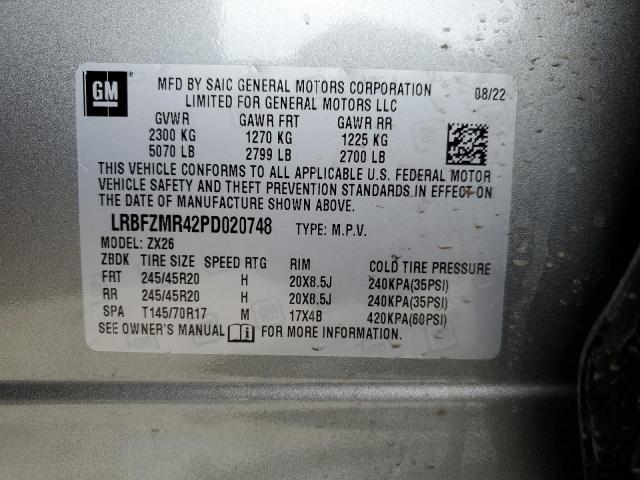 LRBFZMR42PD020748 - 2023 BUICK ENVISION PREFERRED GRAY photo 13