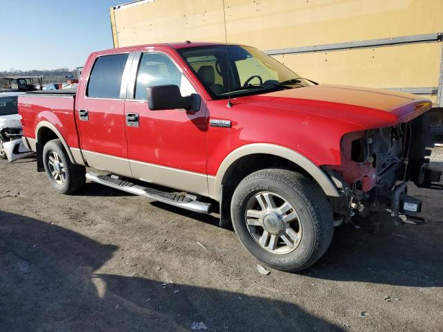 1FTPW14V18FA50570 - 2008 FORD F150 SUPERCREW RED photo 4