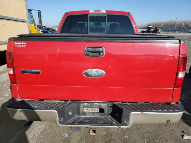 1FTPW14V18FA50570 - 2008 FORD F150 SUPERCREW RED photo 6