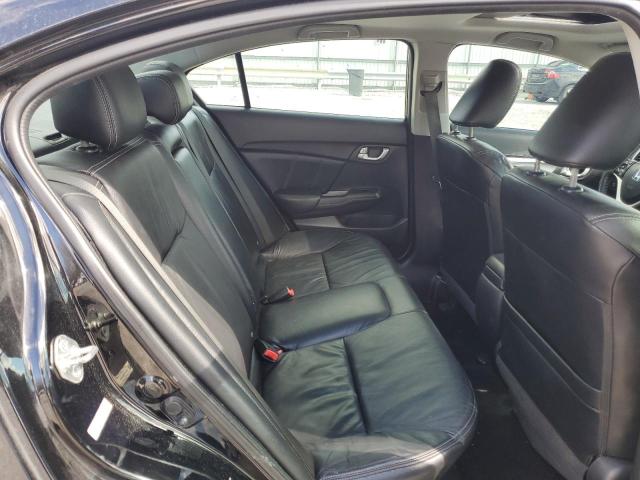 19XFB2F93DE069851 - 2013 HONDA CIVIC EXL შავი ფოტო 10