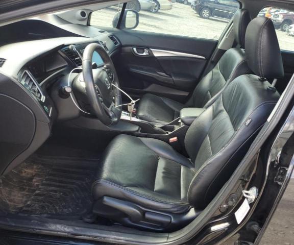 19XFB2F93DE069851 - 2013 HONDA CIVIC EXL შავი ფოტო 7