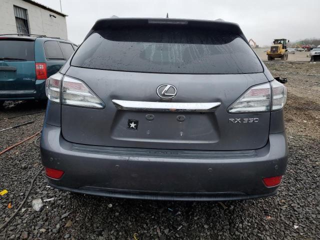 2T2BK1BA1CC123780 - 2012 LEXUS RX 350 GRAY photo 6