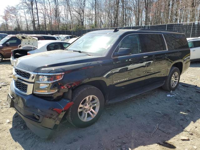 1GNSKHKC9HR186757 - 2017 CHEVROLET SUBURBAN K1500 LT BLACK photo 1