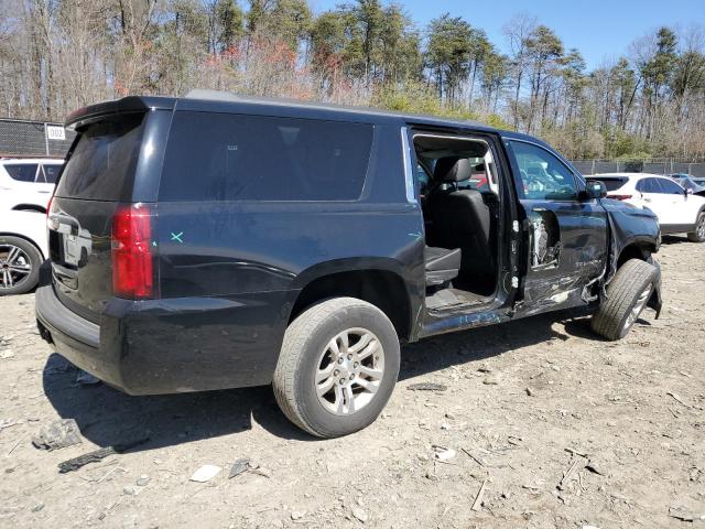 1GNSKHKC9HR186757 - 2017 CHEVROLET SUBURBAN K1500 LT BLACK photo 3