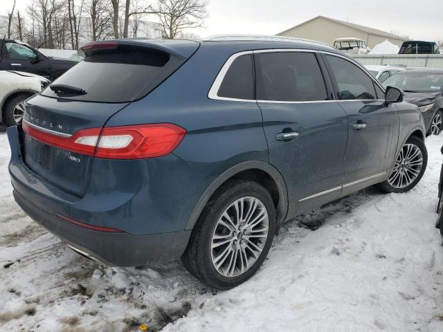 2LMTJ8LR2GBL27396 - 2016 LINCOLN MKX RESERVE 蓝色 照片 3