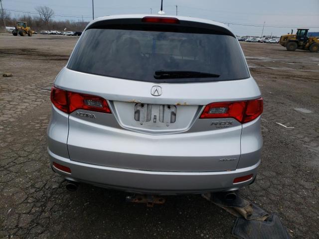 5J8TB18538A001650 - 2008 ACURA RDX TECHNOLOGY SILVER photo 6