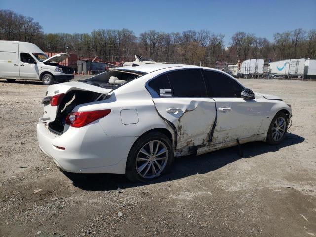 JN1BV7AR5FM395006 - 2015 INFINITI Q50 BASE WHITE photo 3