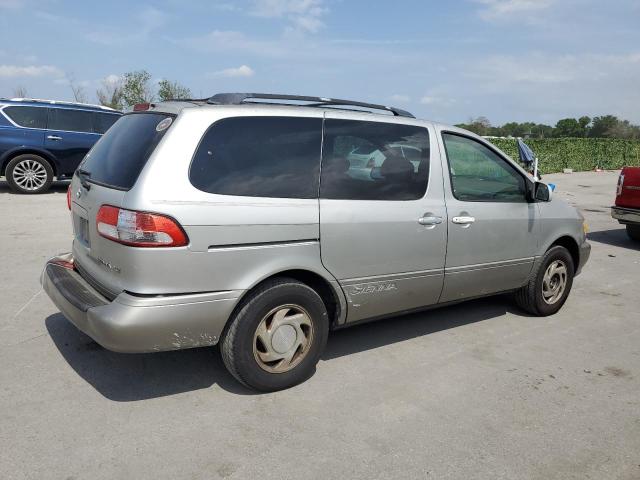 4T3ZF13C42U459581 - 2002 TOYOTA SIENNA LE SILVER photo 3