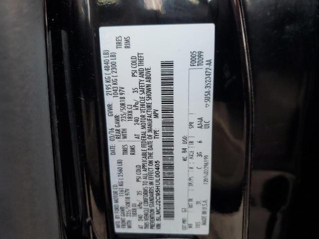 5LMCJ2C95HUL00405 - 2017 LINCOLN MKC SELECT Schwarz Foto 13