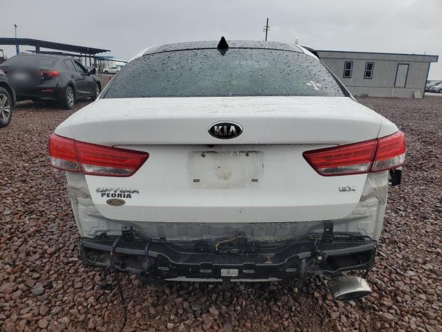 5XXGU4L33JG205683 - 2018 KIA OPTIMA EX WHITE photo 6