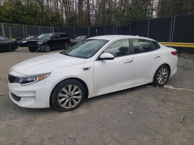 5XXGT4L34JG265362 - 2018 KIA OPTIMA LX WHITE photo 1