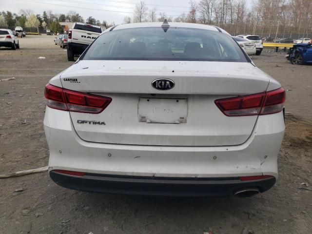 5XXGT4L34JG265362 - 2018 KIA OPTIMA LX WHITE photo 6