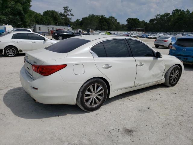 JN1EV7AP5GM302918 - 2016 INFINITI Q50 PREMIUM WHITE photo 3