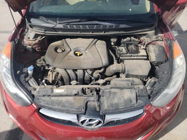 5NPDH4AE3DH185066 - 2013 HYUNDAI ELANTRA GLS RED photo 7