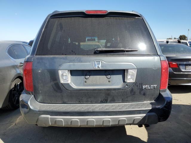 2HKYF18755H547946 - 2005 HONDA PILOT EXL GRAY photo 6