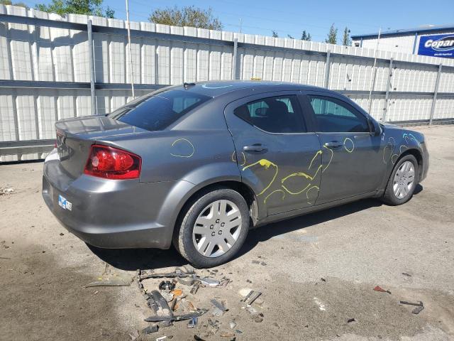 1C3CDZAB3CN232707 - 2012 DODGE AVENGER SE GRAY photo 3