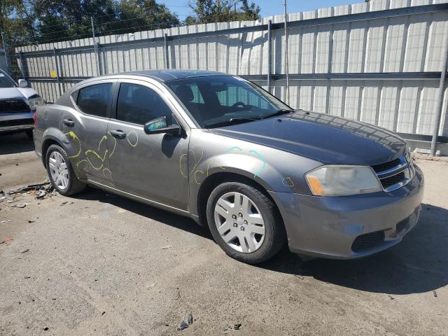 1C3CDZAB3CN232707 - 2012 DODGE AVENGER SE GRAY photo 4