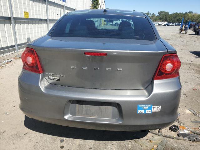 1C3CDZAB3CN232707 - 2012 DODGE AVENGER SE GRAY photo 6