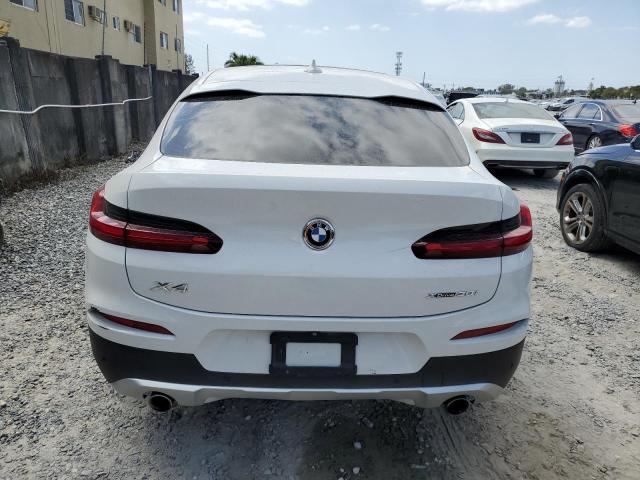 5UXUJ3C5XKLG54076 - 2019 BMW X4 XDRIVE30I WHITE photo 6