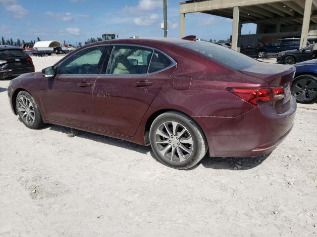 19UUB1F50GA009498 - 2016 ACURA TLX TECH RED photo 2