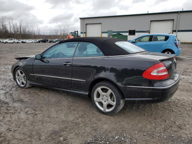 WDBTK75G65T041193 - 2005 MERCEDES-BENZ CLK 500 BLACK photo 2