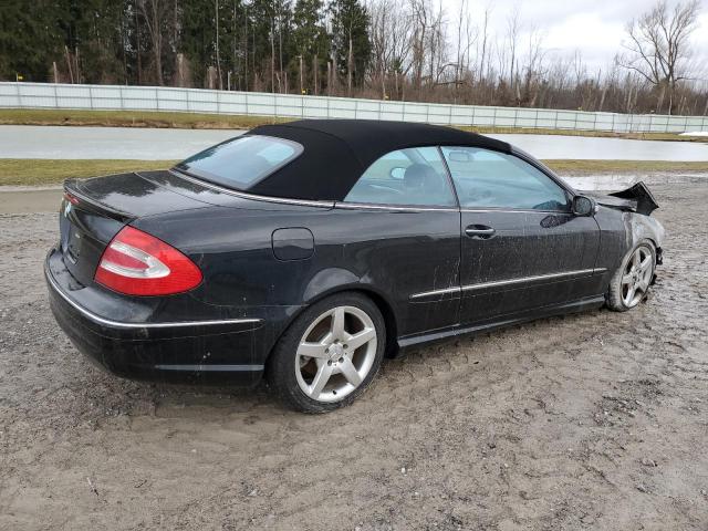 WDBTK75G65T041193 - 2005 MERCEDES-BENZ CLK 500 BLACK photo 3