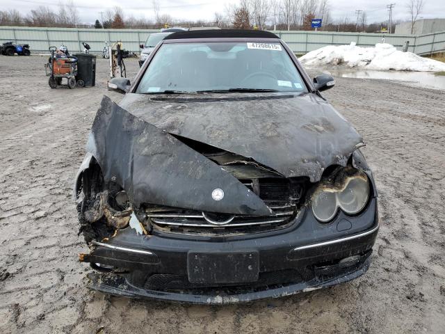 WDBTK75G65T041193 - 2005 MERCEDES-BENZ CLK 500 BLACK photo 5