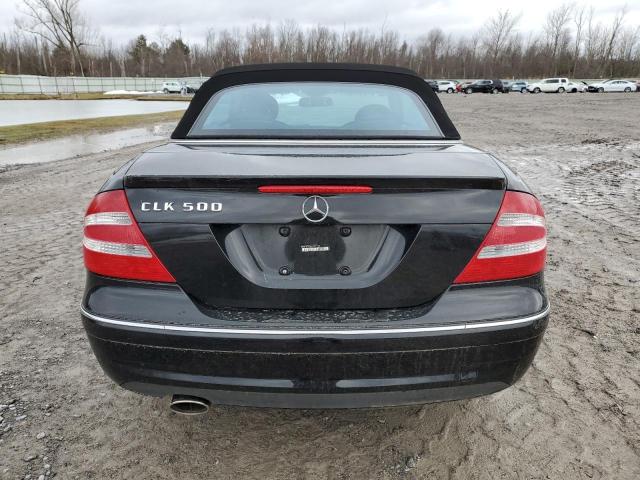 WDBTK75G65T041193 - 2005 MERCEDES-BENZ CLK 500 BLACK photo 6