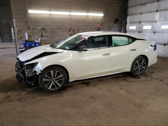 1N4AA6AV6KC370469 - 2019 NISSAN MAXIMA S WHITE photo 1