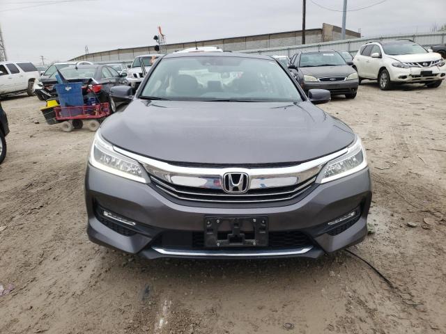 1HGCR3F93HA045323 - 2017 HONDA ACCORD TOURING GRAY photo 5