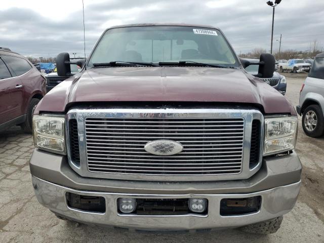 1FTSW21PX6EA94897 - 2006 FORD F250 SUPER DUTY BURGUNDY photo 5