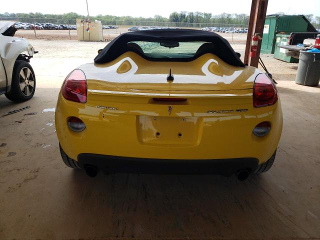 1G2MF35X68Y116571 - 2008 PONTIAC SOLSTICE GXP YELLOW photo 6