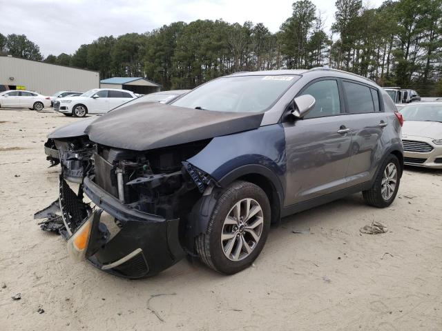 KNDPB3AC0E7575457 - 2014 KIA SPORTAGE BASE GRAY photo 1