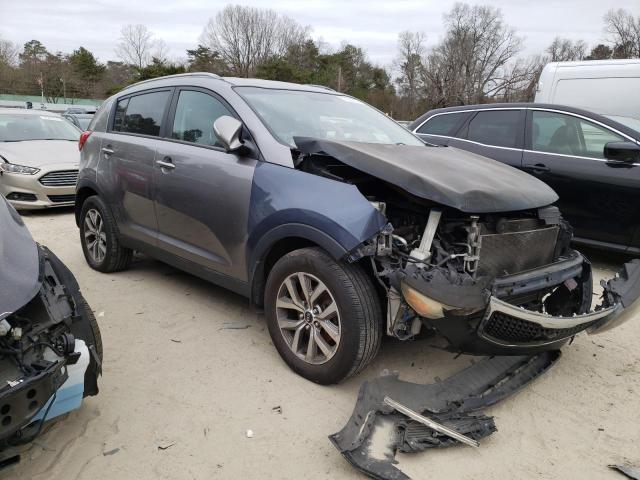 KNDPB3AC0E7575457 - 2014 KIA SPORTAGE BASE GRAY photo 4