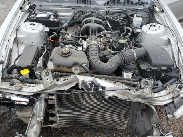 1ZVBP8AN1A5148947 - 2010 FORD MUSTANG GRAY photo 11