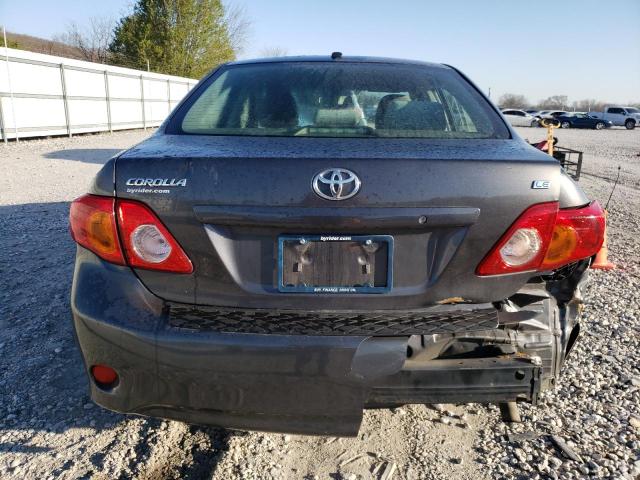 JTDBL40E39J052247 - 2009 TOYOTA COROLLA BASE GRAY photo 6