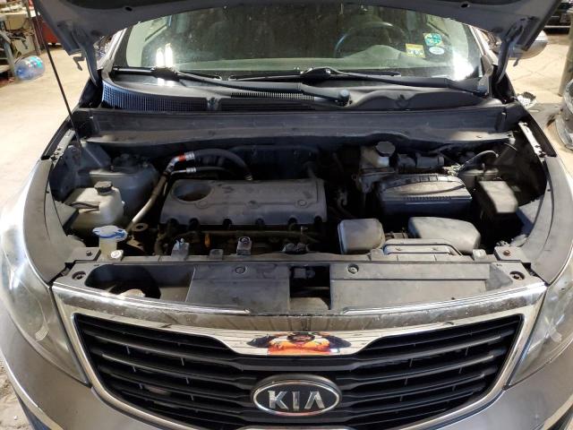 KNDPB3A21C7248649 - 2012 KIA SPORTAGE BASE GRAY photo 11