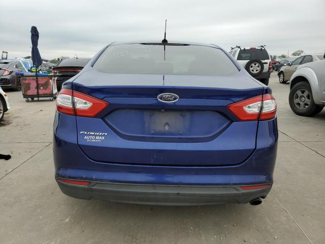 3FA6P0G78GR121495 - 2016 FORD FUSION S BLUE photo 6