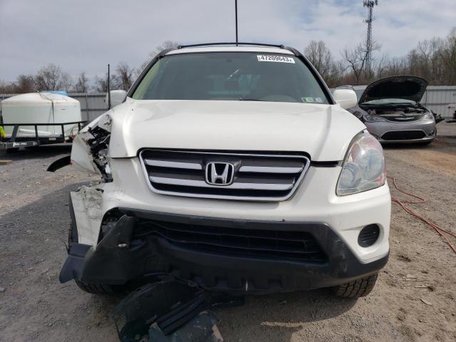 SHSRD78956U431511 - 2006 HONDA CR-V SE WHITE photo 5